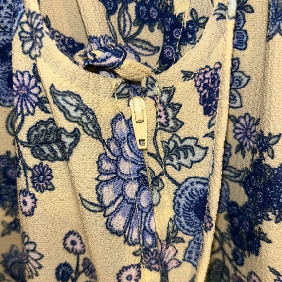 Japanese style romper, floral pattern - Picture 3 of 6